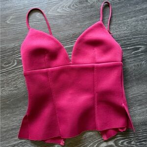 Lucy in the Sky red corset top